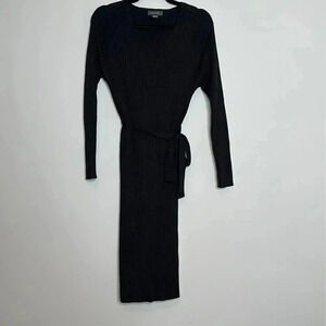 Primark Black Ribbed Dress 